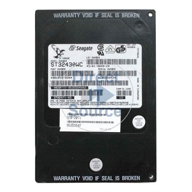 3702071-02 Sun - 2.1GB SCSI 3.5" Cache Hard Drive