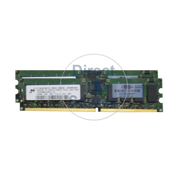 HP 371047-B21 - 1GB 2x512MB DDR PC-2700 ECC Registered 184-Pins Memory