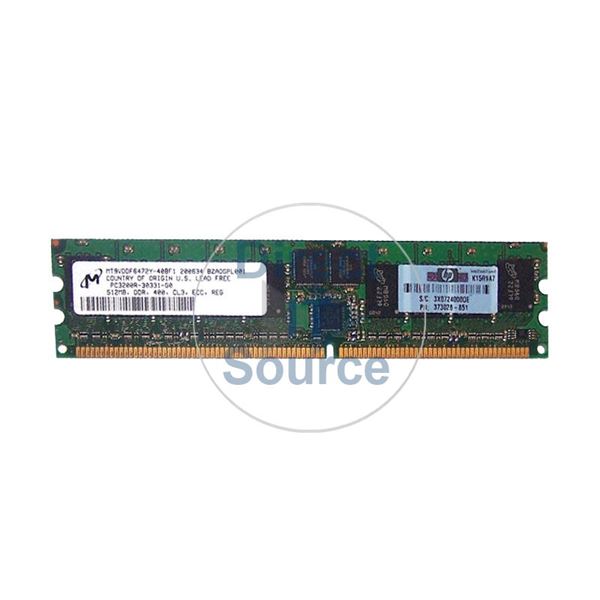 HP 373028-851 - 512MB DDR PC-3200 ECC Registered Memory