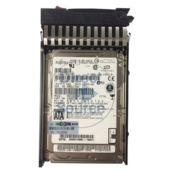 HP 378402-001 - 60GB 5.4K SATA 2.5" Hard Drive