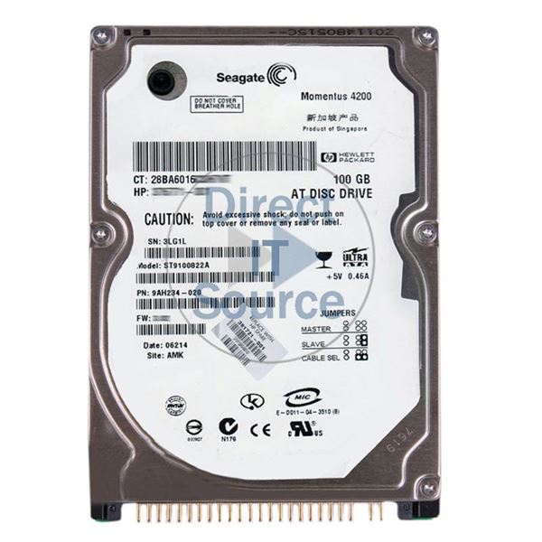 HP 381721-001 - 100GB 4.2K IDE 2.5" Hard Drive