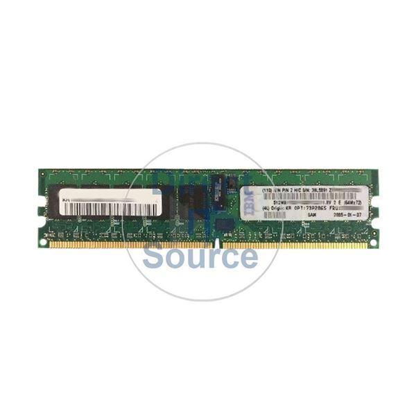 IBM 38L5091 - 2GB 4x512MB DDR2 PC2-3200 Memory