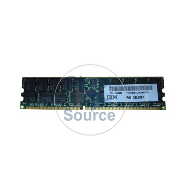 IBM 38L5897 - 2GB DDR PC-3200 ECC Registered Memory