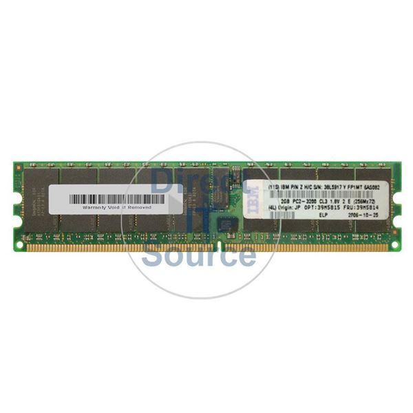 IBM 38L5917 - 2GB DDR2 PC2-3200 ECC Registered 240-Pins Memory