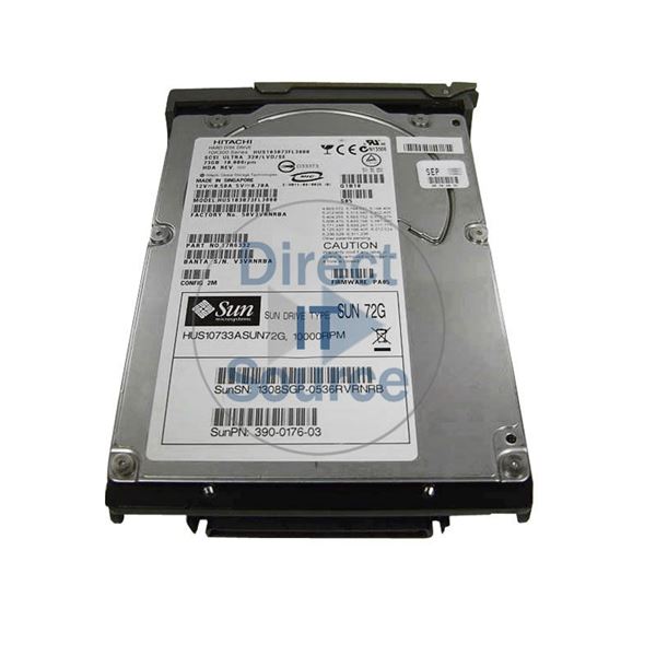 Sun 390-0176-03 - 73GB 10K Ultra-320 SCSI 3.5" Hard Drive