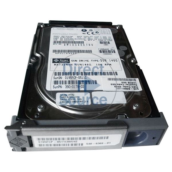 Sun 390-0178-02 - 146GB 10K SCSI 3.5" Hard Drive