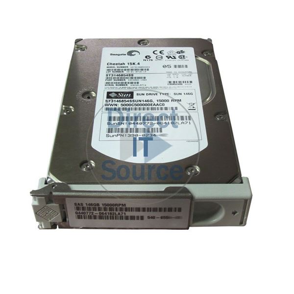 Sun 390-0234 - 146GB 15K SAS 3.5" Hard Drive