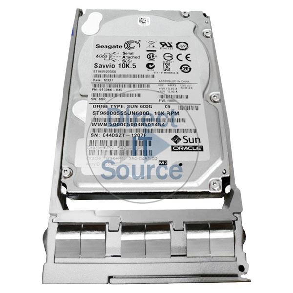 Sun 390-0491-02 - 600GB 10K SAS 6.0Gbps 2.5Inch Hard Drive