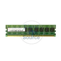 HP 392280-001 - 512MB DDR2 PC2-5300 ECC Unbuffered Memory