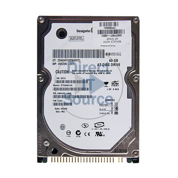 HP 395296-001 - 60GB 4.2K IDE 2.5" Hard Drive