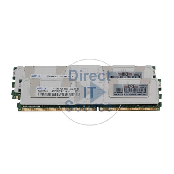 HP 397411-B21 - 2GB 2x1GB DDR2 PC2-5300 ECC Fully Buffered Memory