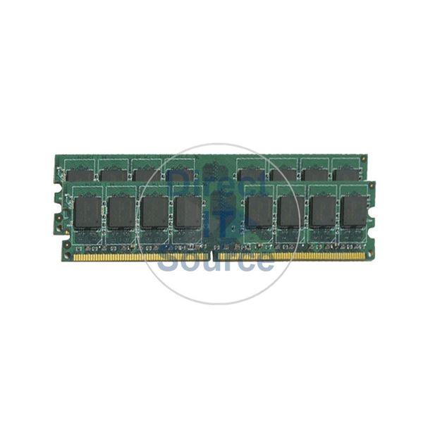 HP 397411-S21 - 2GB 2x1GB DDR2 PC2-5300 ECC Fully Buffered 240-Pins Memory