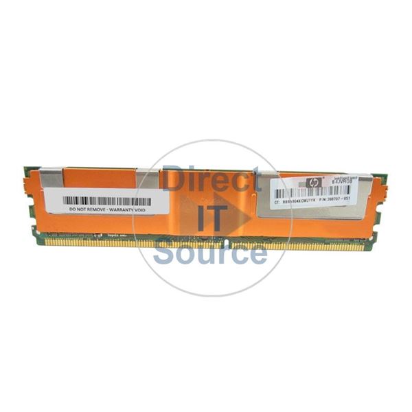 HP 398707-051 - 2GB DDR2 PC2-5300 ECC FULLY BUFFERED 240 Pins Memory