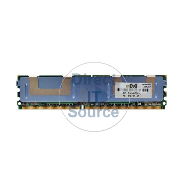 HP 398707-751 - 2GB DDR2 PC2-5300 ECC FULLY BUFFERED 240 Pins Memory