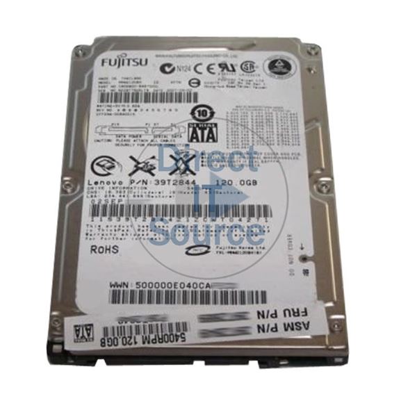 Lenovo 39T2844 - 120GB 5.4K SATA 2.5" Hard Drive
