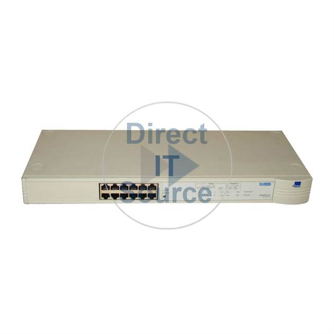 3Com 3C16405 - Superstack II Ps 10Base-T 12-Port RJ-45 RS-232 Networking Hub