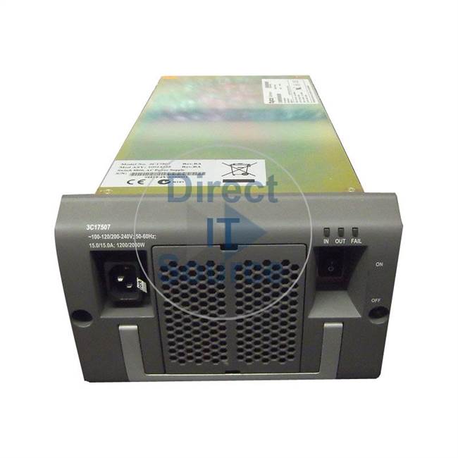 3 Com 3C17507 - 2000W Power Supply for Cloudengine 8800