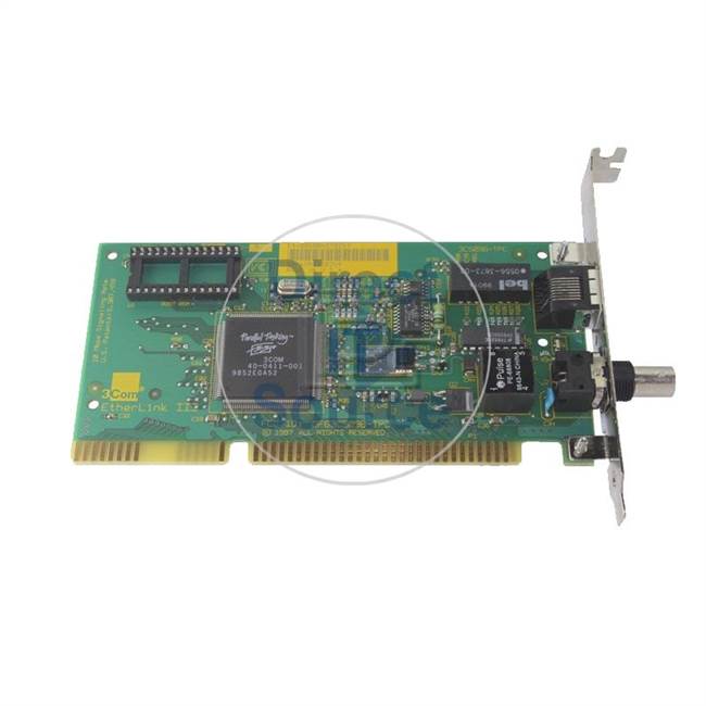 3Com 3C509B-TPC - Etherlink III Ethernet 10MBPS RJ-45 BNC ISA Adapter