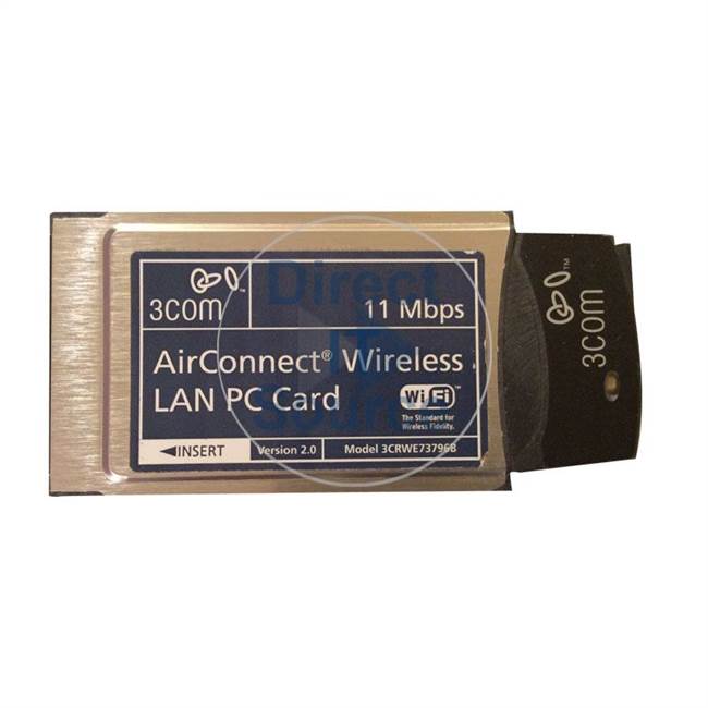 3Com 3CRWE73796B - Airconnect 11MBPS Wireless LAN Pc Card