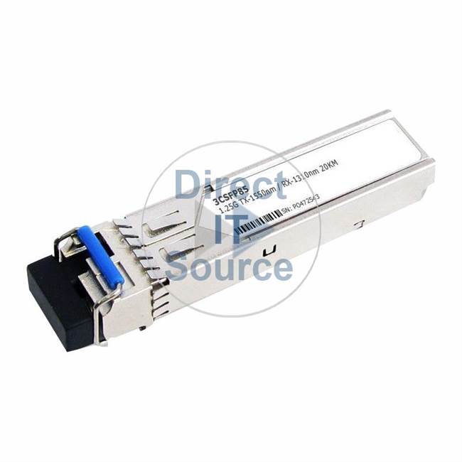 3Com 3CSFP85 - 100Base-Bx10-D SFP Transceiver Module