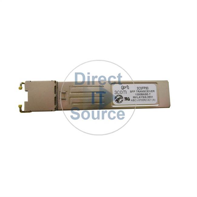 3Com 3CSFP93 - SFP 1000B-T Transceiver Module