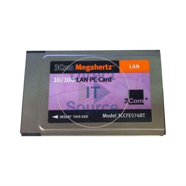 3Com 3CXFE574BT - 10/100 Megahertz LAN Network Card