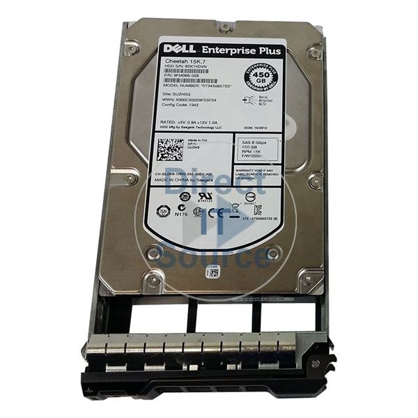 Dell 3J3K9 - 450GB 15K SAS 6.0Gbps 3.5" 16MB Cache Hard Drive