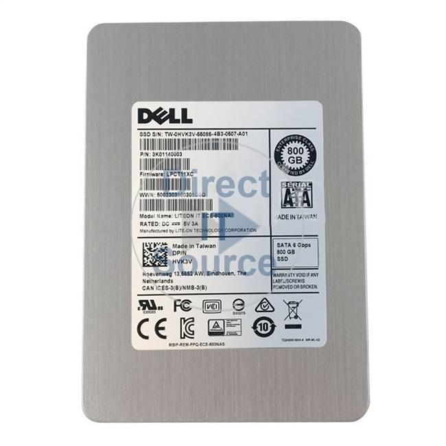 Dell 3K01140003 - 800GB SATA 2.5" SSD