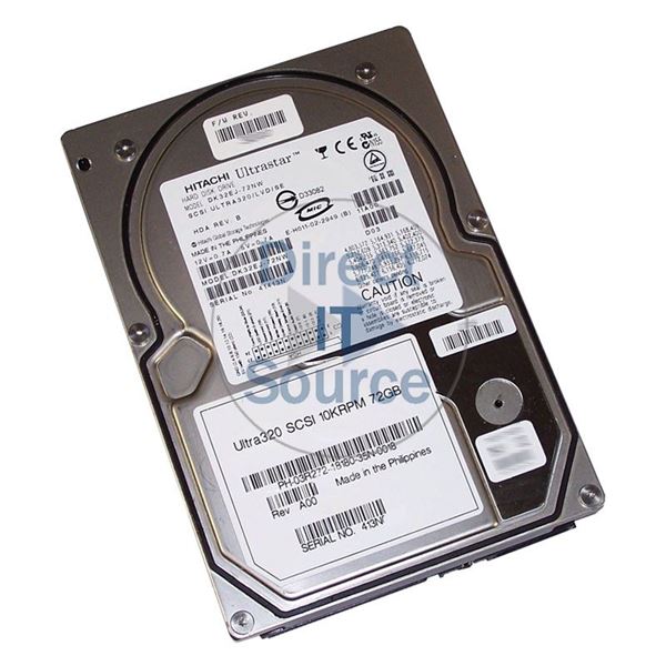 Dell 3R272 - 72GB 10K 68-PIN Ultra-320 SCSI 3.5" Hard Drive