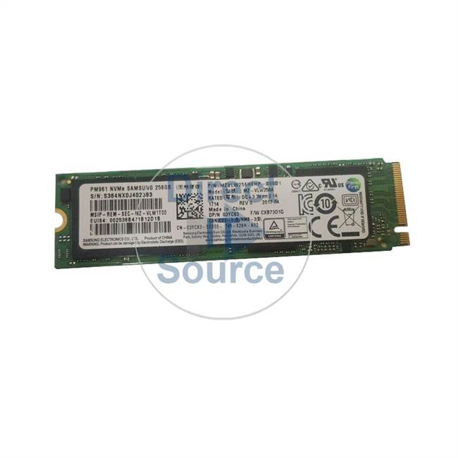 Dell 3YC83 - 256GB NVMe SSD