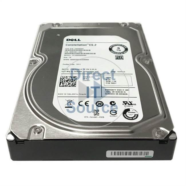 Dell 400-24502 - 3TB 7.2 SATA 3.5Inch Cache Hard Drive