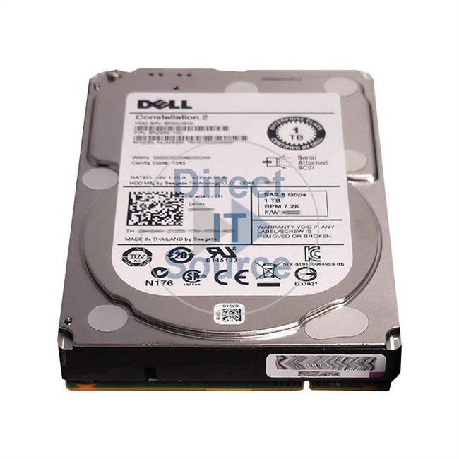 Dell 400-25823 - 1TB 7.2 SAS 2.5Inch Cache Hard Drive