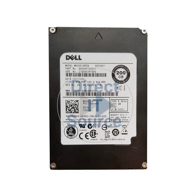 Dell 400-AEII - 200GB SATA 2.5" SSD