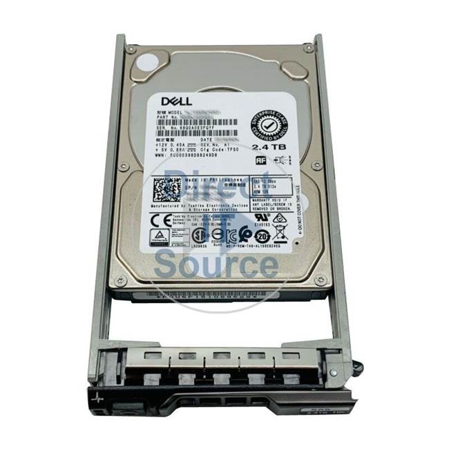 Dell 400-AWZD - 2.4TB 10K SAS 12Gbps 2.5" Hard Drive