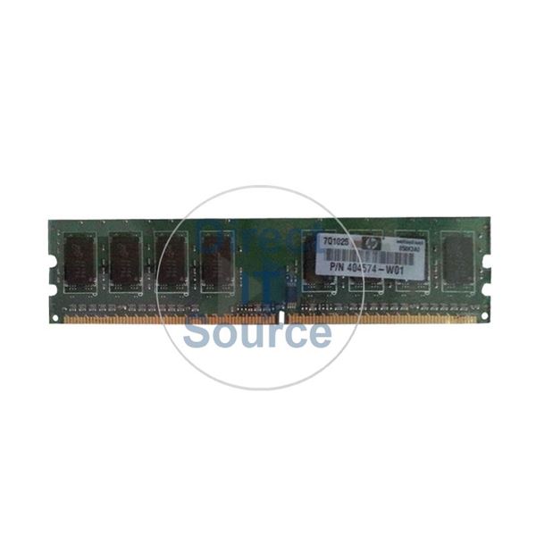 HP 404574-W01 - 1GB DDR2 PC2-6400 Non-ECC Unbuffered 240-Pins Memory