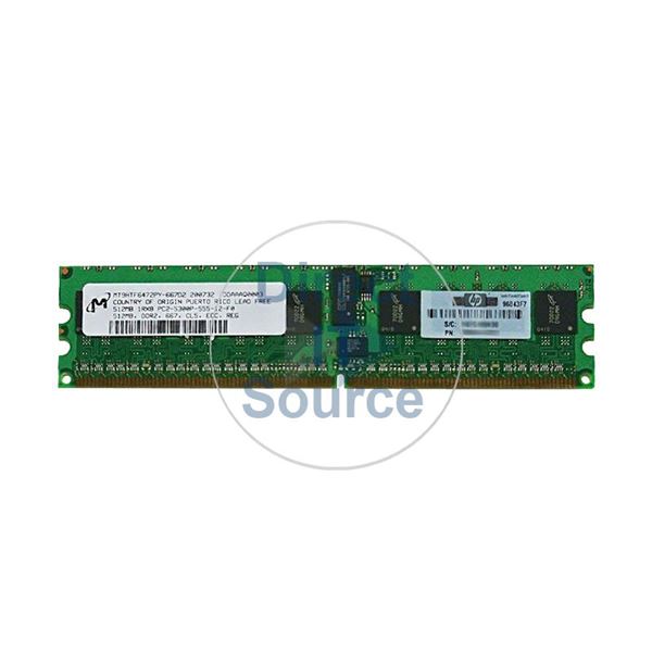 HP 405474-051 - 512MB DDR2 PC2-5300 ECC Registered Memory
