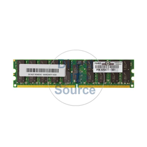 HP 405477-561 - 4GB DDR2 PC2-5300 ECC REGISTERED 240 Pins Memory