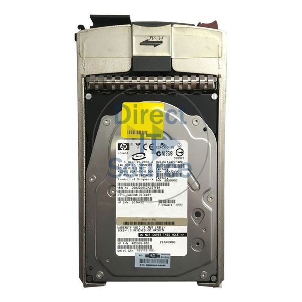 HP 405989-002 - 146.8GB 15K Fibre Channel 3.5" Hard Drive