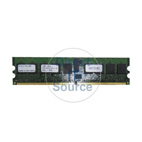 HP 413385-001 - 1GB DDR2 PC2-3200 ECC Registered Memory