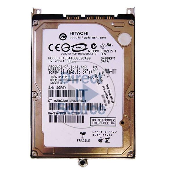 HP 413852-001 - 80GB 5.4K SATA 2.5" Hard Drive