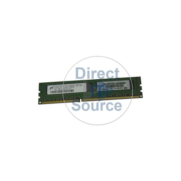 IBM 41R0770 - 1GB DDR3 PC3-8500 ECC Unbuffered 240-Pins Memory