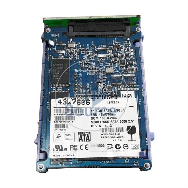 IBM 43W7606 - 15.8GB SATA 1.5Gbps 2.5" SSD
