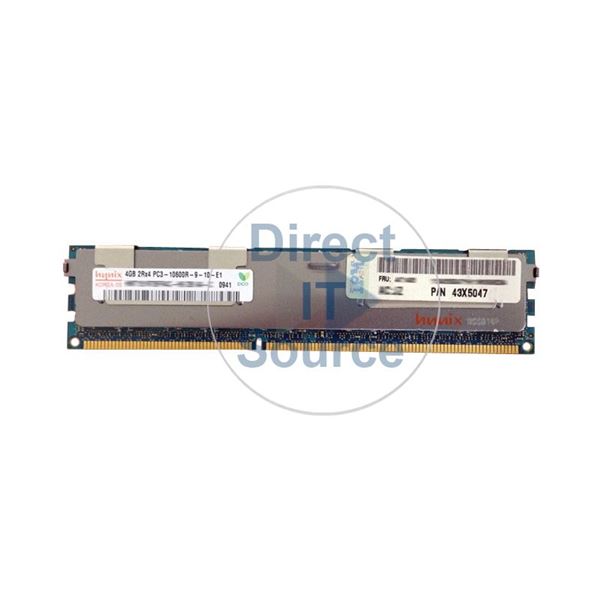 IBM 43X5047 - 4GB DDR3 PC3-10600 ECC Registered 240-Pins Memory