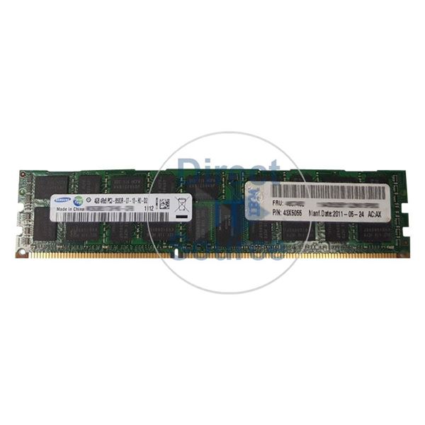 IBM 43X5055 - 4GB DDR3 PC3-8500 ECC Registered 240-Pins Memory