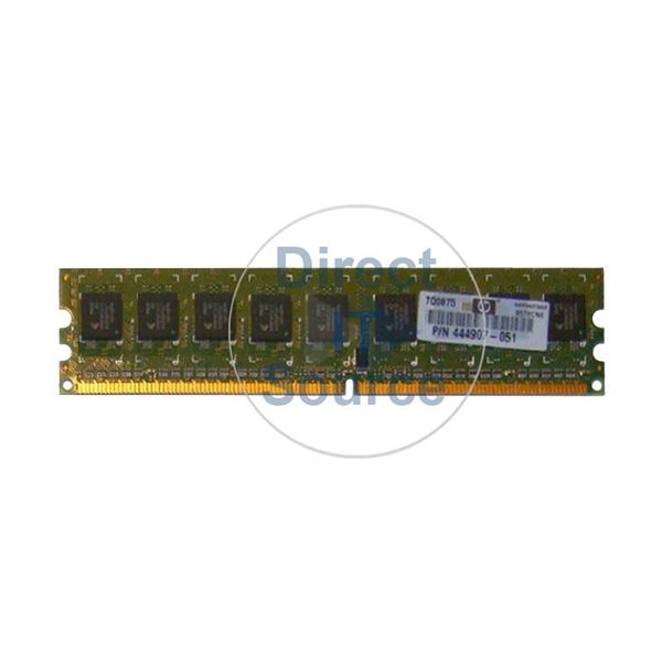 HP 444907-051 - 512MB DDR2 PC2-6400 ECC Unbuffered 240-Pins Memory