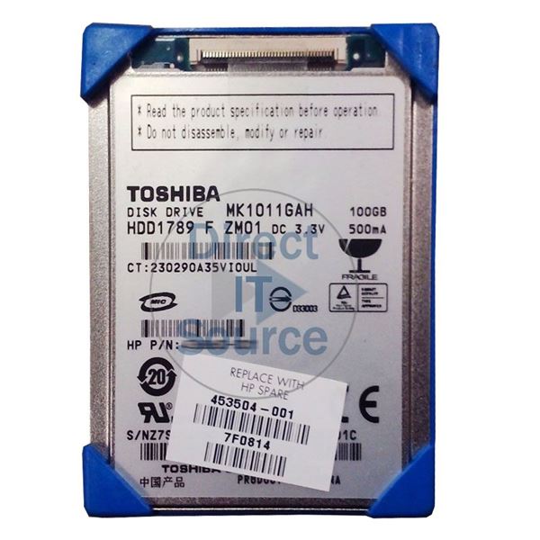 HP 453504-001 - 100GB 4.2K ATA/100 1.8" Hard Drive