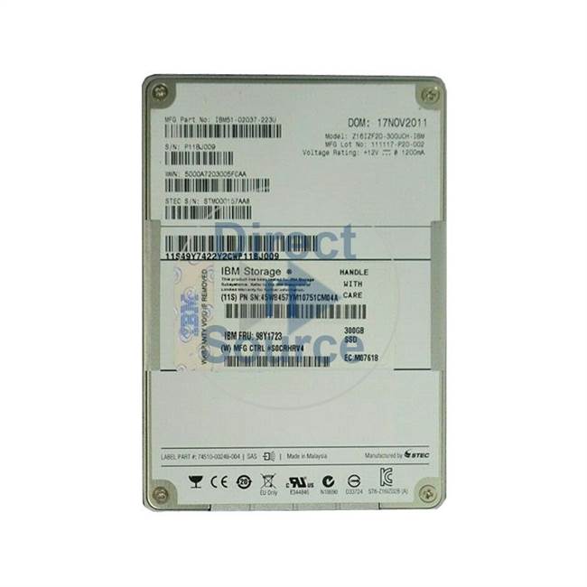 IBM 45W8457 - 300GB SAS 2.5" SSD