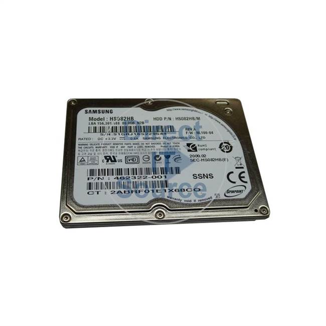 HP 462322-001 - 80GB 4.2K IDE 1.8" Hard Drive