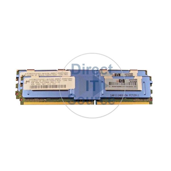 HP 466440-B21 - 8GB 2x4GB DDR2 PC2-5300 ECC Fully Buffered Memory