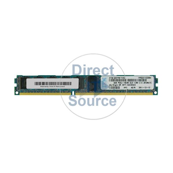 IBM 46C0564 - 4GB DDR3 PC3-10600 ECC Registered 240-Pins Memory